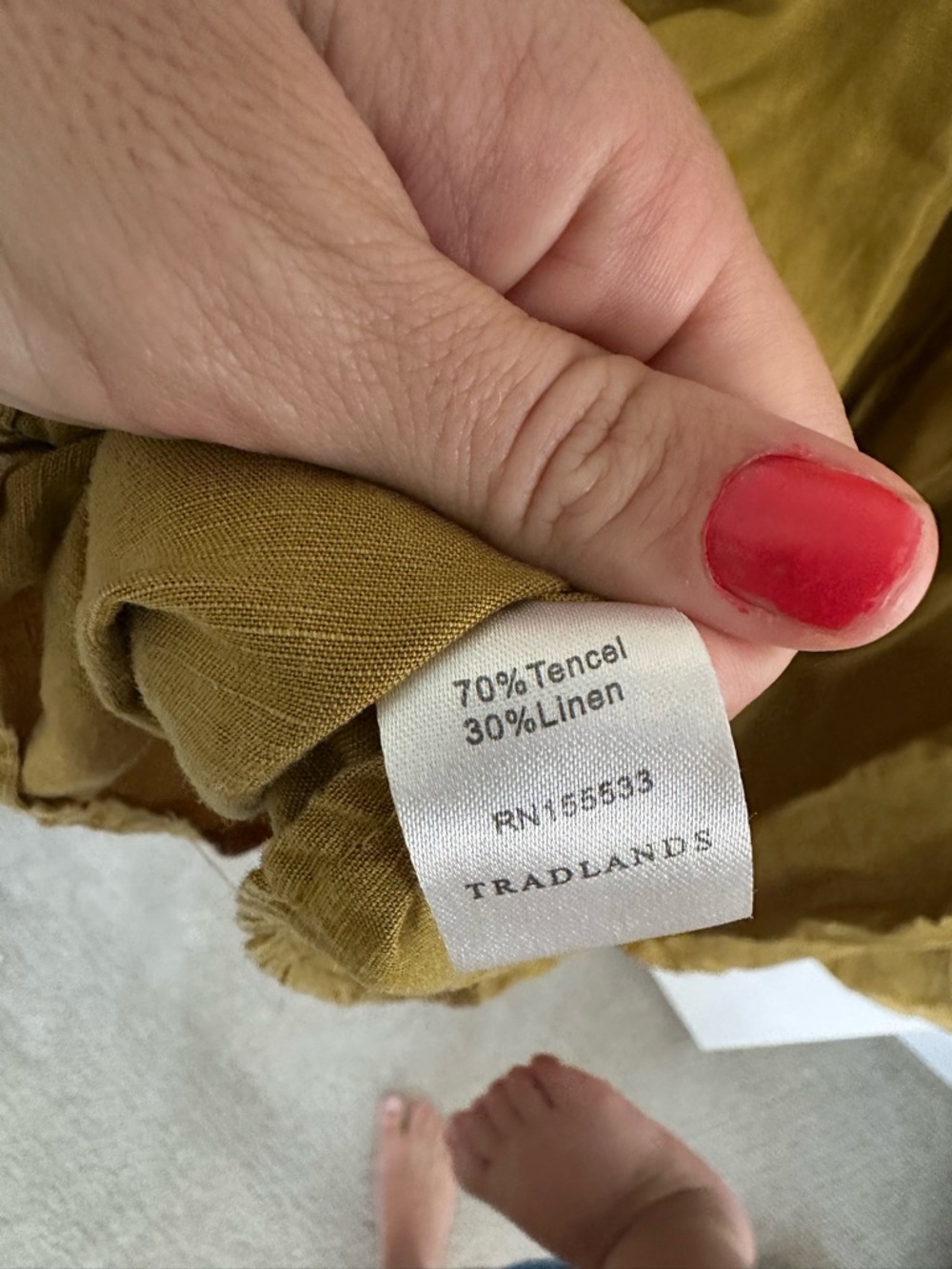 Tradlands Nico dress. Linen/tencel - Picture 4 of 4